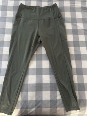 Danskin Olive Green High-Waist Active Leggings